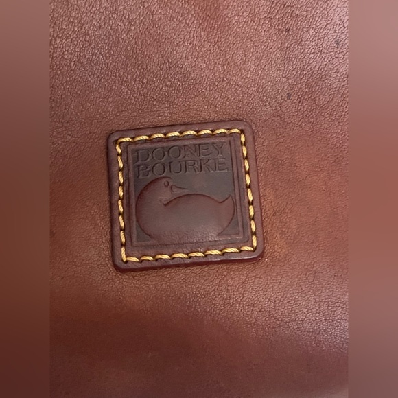 Dooney & Bourke Mini Dark Brown Florentine Leather Crossbody - Picture 3 of 16